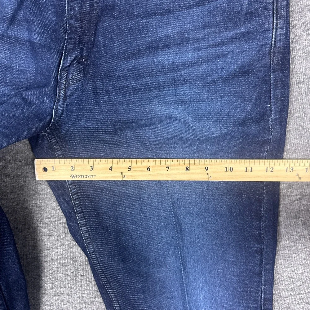 Levis 514 Jeans Mens 34x32 Blue Denim Straight Leg Stretch Denim Zip‎ Fly